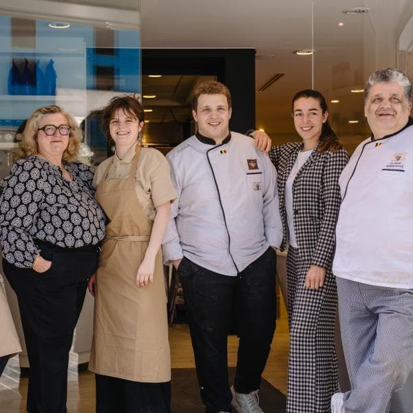Chef team groepsfoto