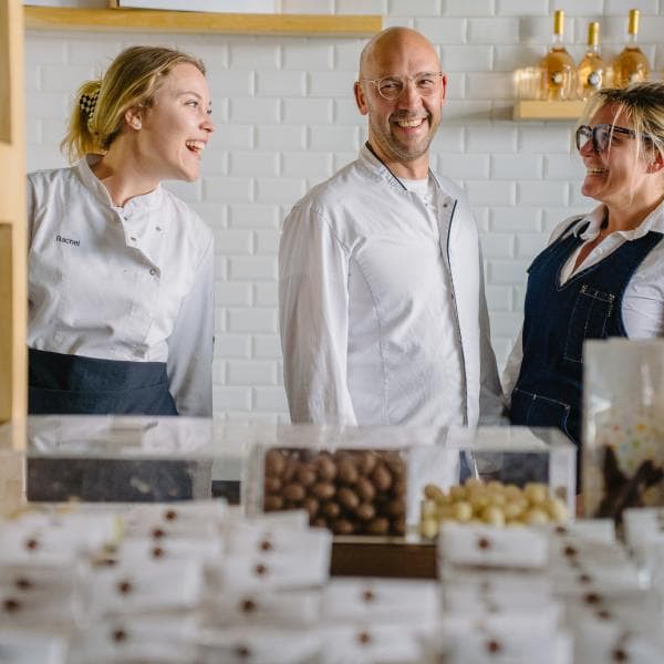 Patissiers lachen samen