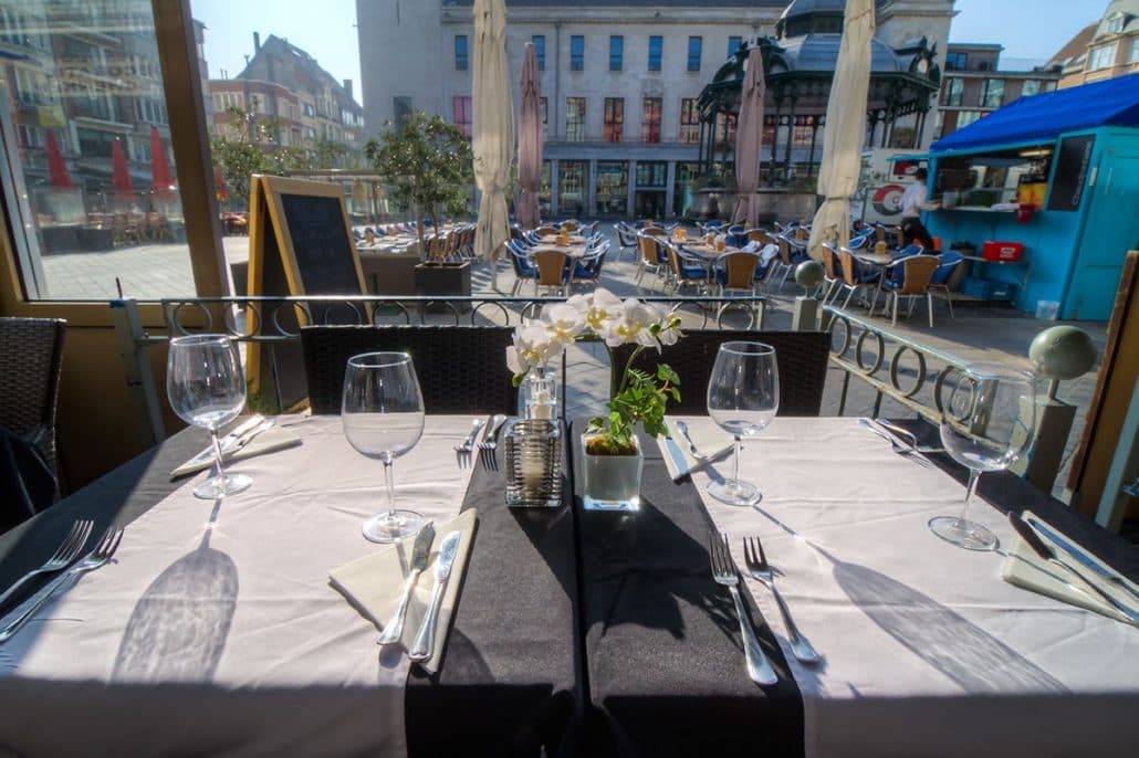 Sfeervol interieur van Hotel Ambassadeur in Oostende