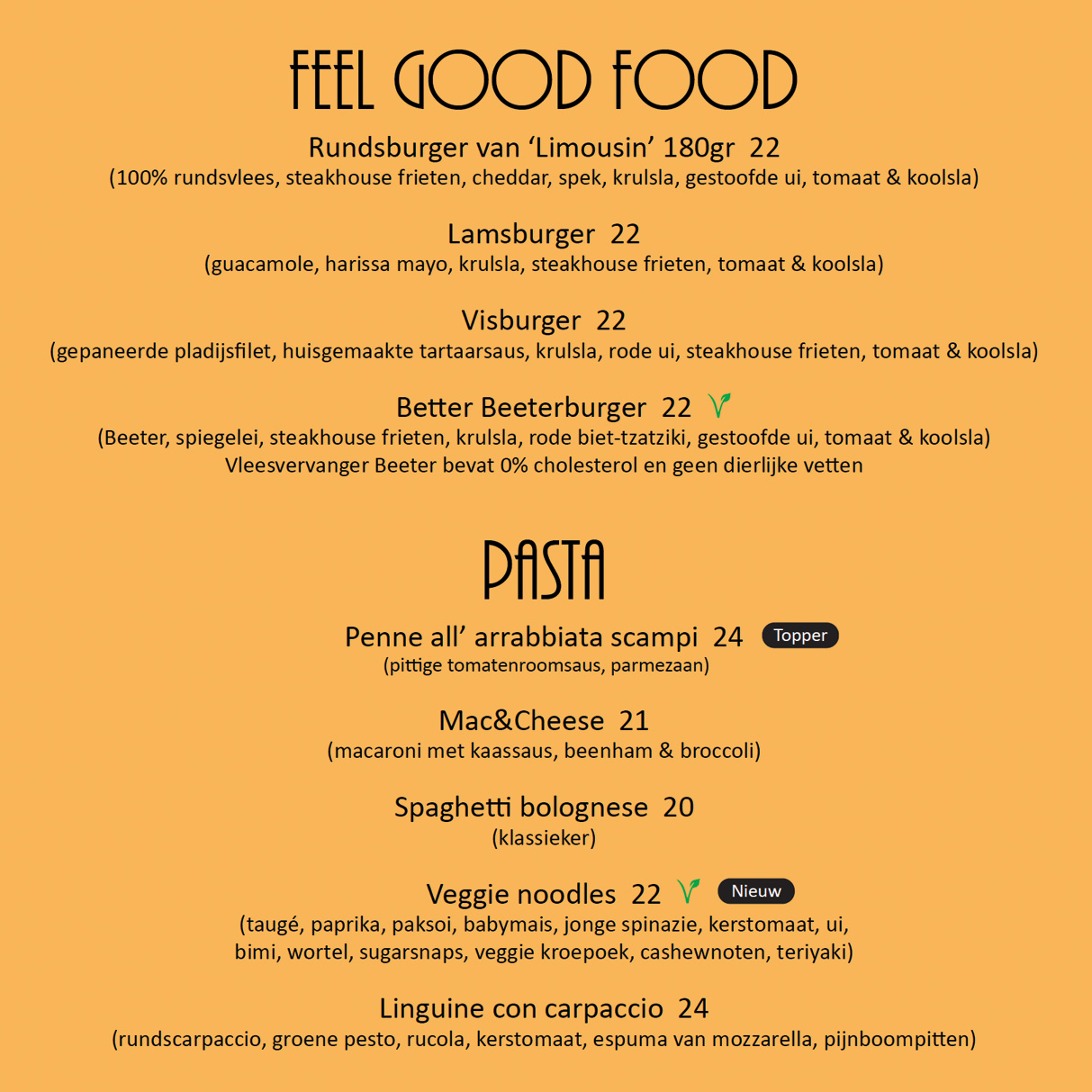 Strand Oostende burgers en pasta