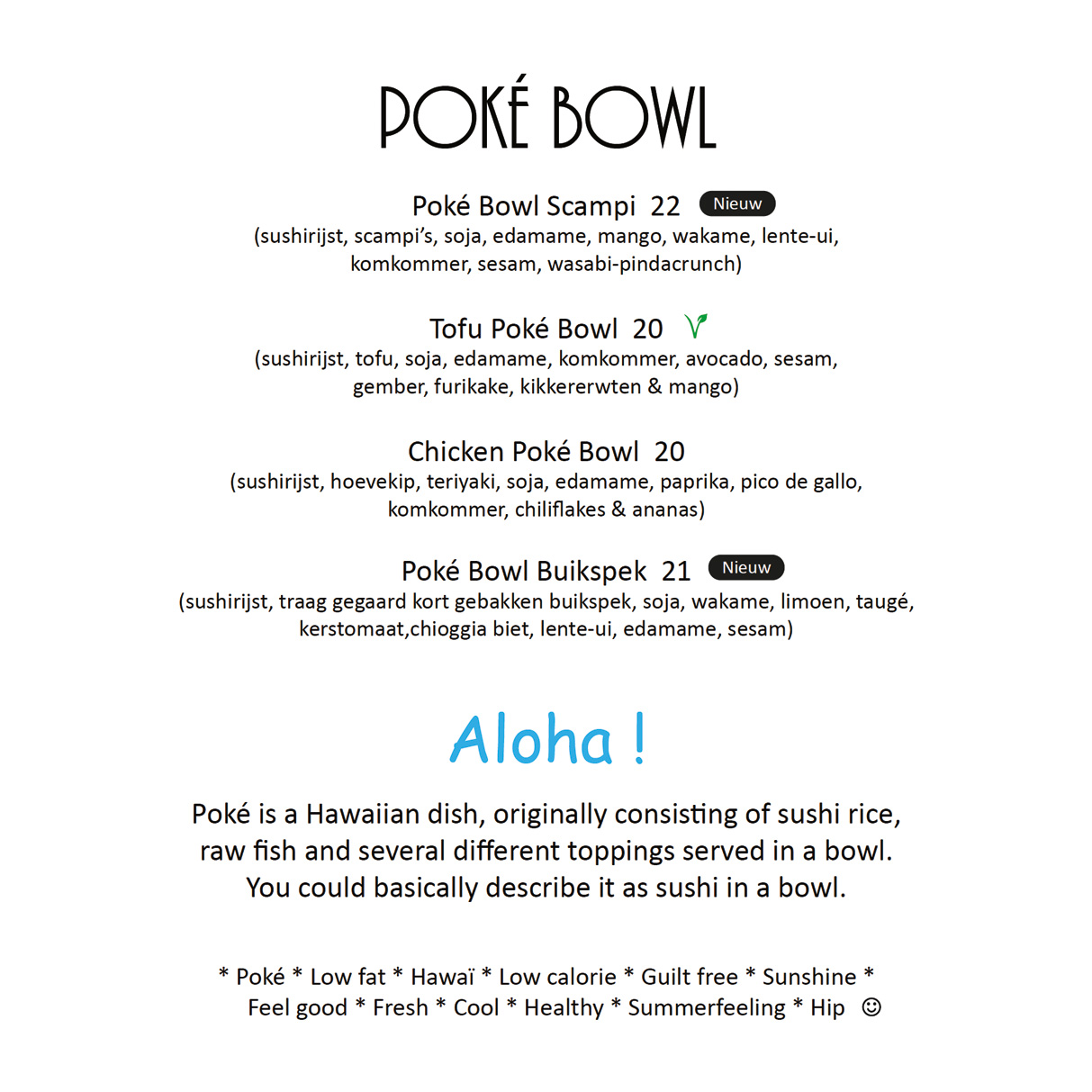 Strand Oostende poke bowl